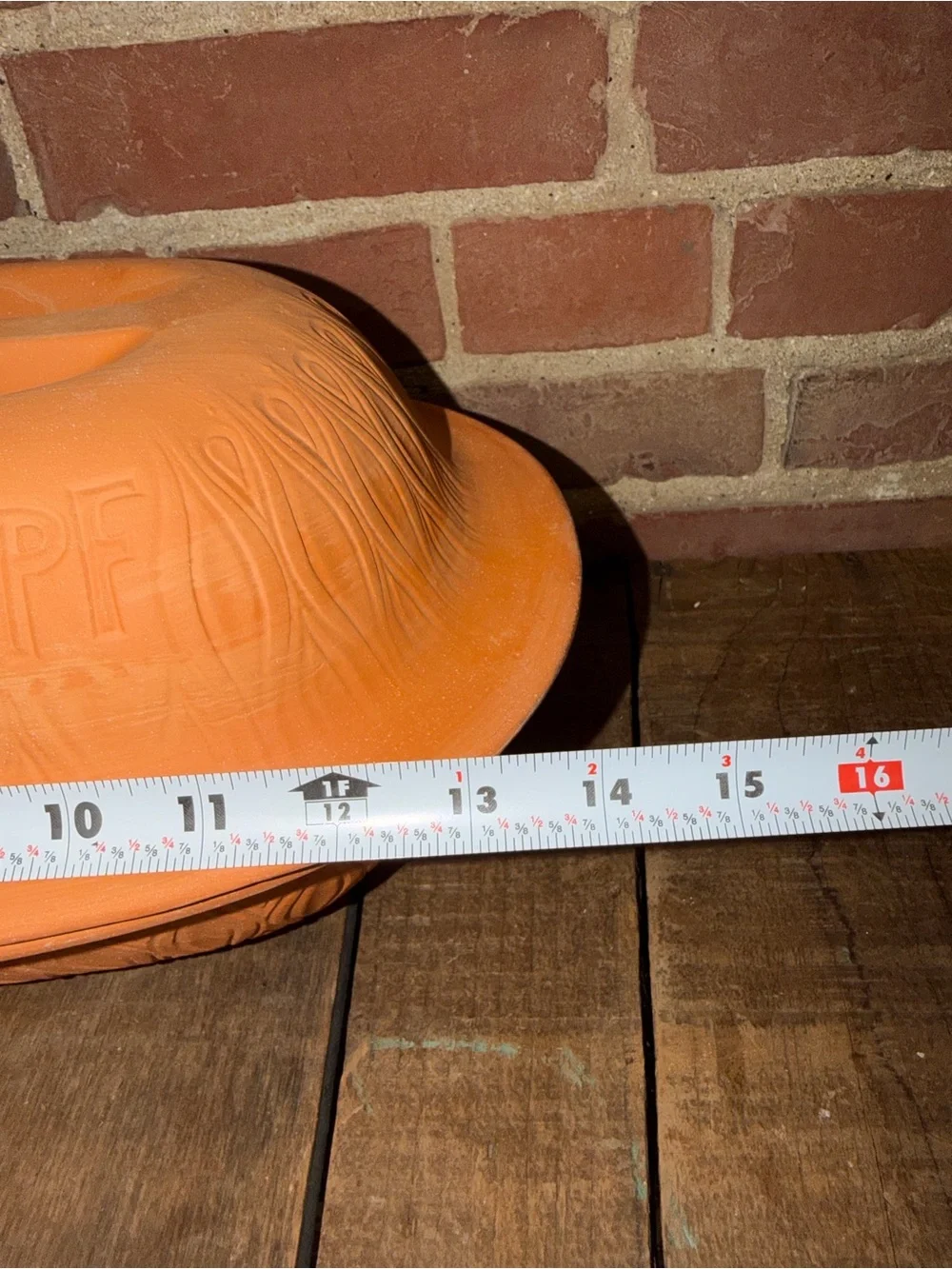 Terracotta Baker in Orange - Oven-to-Table Clay Roaster
